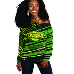 Buffalo Soldiers 10th Cavalry Regiment Off Shoulder Sweater Graffiti Urban Streetwear Style Graphic Art