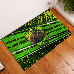 Buffalo Soldiers 10th Cavalry Regiment Rubber Doormat Graffiti Urban Streetwear Style Graphic Art