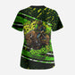 Buffalo Soldiers 10th Cavalry Regiment Scrub Top Graffiti Urban Streetwear Style Graphic Art