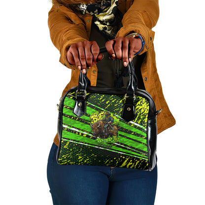 Buffalo Soldiers 10th Cavalry Regiment Shoulder Handbag Graffiti Urban Streetwear Style Graphic Art
