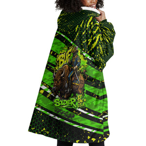 Buffalo Soldiers 10th Cavalry Regiment Wearable Blanket Hoodie Graffiti Urban Streetwear Style Graphic Art