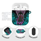 Buffalo Soldiers 9th Cavalry Regiment AirPods Case Cyberpunk Synthwave Neon Futuristic Graphic Art