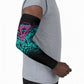 Buffalo Soldiers 9th Cavalry Regiment Arm Sleeves Cyberpunk Synthwave Neon Futuristic Graphic Art