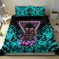 Buffalo Soldiers 9th Cavalry Regiment Bedding Set Cyberpunk Synthwave Neon Futuristic Graphic Art