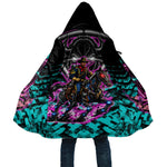 Buffalo Soldiers 9th Cavalry Regiment Cloak Cyberpunk Synthwave Neon Futuristic Graphic Art