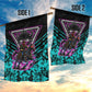 Buffalo Soldiers 9th Cavalry Regiment Garden Flag Cyberpunk Synthwave Neon Futuristic Graphic Art