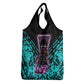 Buffalo Soldiers 9th Cavalry Regiment Grocery Bag Cyberpunk Synthwave Neon Futuristic Graphic Art