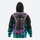 Buffalo Soldiers 9th Cavalry Regiment Hoodie Cyberpunk Synthwave Neon Futuristic Graphic Art