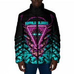 Buffalo Soldiers 9th Cavalry Regiment Padded Jacket Cyberpunk Synthwave Neon Futuristic Graphic Art