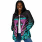 Buffalo Soldiers 9th Cavalry Regiment Padded Jacket Cyberpunk Synthwave Neon Futuristic Graphic Art