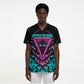 Buffalo Soldiers 9th Cavalry Regiment Scrub Top Cyberpunk Synthwave Neon Futuristic Graphic Art