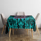 Buffalo Soldiers 9th Cavalry Regiment Tablecloth Cyberpunk Synthwave Neon Futuristic Graphic Art