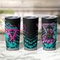 Buffalo Soldiers 9th Cavalry Regiment Tumbler Cup Cyberpunk Synthwave Neon Futuristic Graphic Art