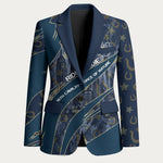 Buffalo Soldiers 10th Cavalry Regiment Ride Or Die Blazer Patriotic Military Heritage Distressed City Skyline Graphic Art