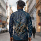 Buffalo Soldiers 10th Cavalry Regiment Ride Or Die Long Sleeve Button Shirt Patriotic Military Heritage Distressed City Skyline Graphic Art