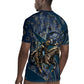 Buffalo Soldiers 10th Cavalry Regiment Ride Or Die Rugby Jersey Patriotic Military Heritage Distressed City Skyline Graphic Art
