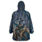 Buffalo Soldiers 10th Cavalry Regiment Ride Or Die Wearable Blanket Hoodie Patriotic Military Heritage Distressed City Skyline Graphic Art