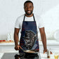 Buffalo Soldiers Fierce And Fearless Cavalry Apron Half Face Soldier And Bison Halftone Graphic Art