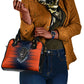 Buffalo Soldiers Fierce And Fearless Cavalry Shoulder Handbag Half Face Soldier And Bison Halftone Graphic Art