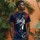 Buffalo Soldiers Fierce And Fearless Cavalry T shirt Half Face Soldier And Bison Halftone Graphic Art