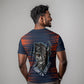 Buffalo Soldiers Fierce And Fearless Cavalry T shirt Half Face Soldier And Bison Halftone Graphic Art