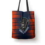 Buffalo Soldiers Fierce And Fearless Cavalry Tote Bag Half Face Soldier And Bison Halftone Graphic Art