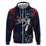 Buffalo Soldiers Fierce And Fearless Cavalry Zip Hoodie Half Face Soldier And Bison Halftone Graphic Art