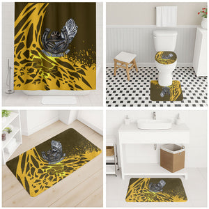 Buffalo Soldiers 9th And 10th Cavalry Regiments Bathroom Set Wild And Untamed Vintage Western Horseshoe Graphic Art