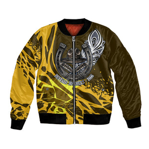 Buffalo Soldiers 9th And 10th Cavalry Regiments Bomber Jacket Wild And Untamed Vintage Western Horseshoe Graphic Art