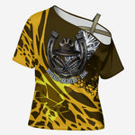 Buffalo Soldiers 9th And 10th Cavalry Regiments Cross Shoulder Shirt Wild And Untamed Vintage Western Horseshoe Graphic Art
