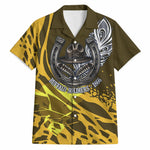 Buffalo Soldiers 9th And 10th Cavalry Regiments Hawaiian Shirt Wild And Untamed Vintage Western Horseshoe Graphic Art