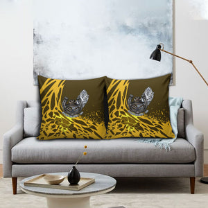 Buffalo Soldiers 9th And 10th Cavalry Regiments Pillow Cover Wild And Untamed Vintage Western Horseshoe Graphic Art