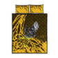 Buffalo Soldiers 9th And 10th Cavalry Regiments Quilt Bed Set Wild And Untamed Vintage Western Horseshoe Graphic Art