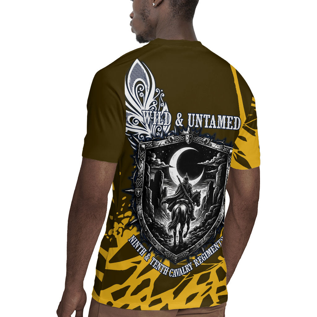 Buffalo Soldiers 9th And 10th Cavalry Regiments Rugby Jersey Wild And Untamed Vintage Western Horseshoe Graphic Art