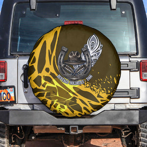 Buffalo Soldiers 9th And 10th Cavalry Regiments Spare Tire Cover Wild And Untamed Vintage Western Horseshoe Graphic Art