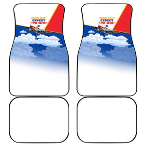 Personalized Tuskegee Airmen Car Mats Expect To Win P-51 Mustang Patriotic Aviation Art