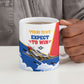 Personalized Tuskegee Airmen Ceramic Mug Expect To Win P-51 Mustang Patriotic Aviation Art