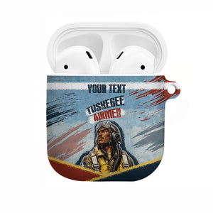 Personalized Tuskegee Airmen AirPods Case Believe In Yourself Vintage WWII Military Aviation Art