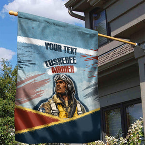 Personalized Tuskegee Airmen Garden Flag Believe In Yourself Vintage WWII Military Aviation Art