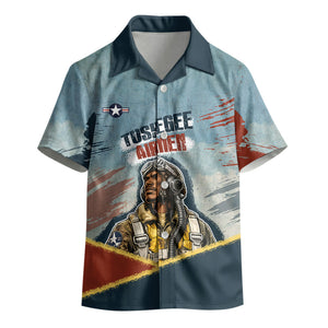Personalized Tuskegee Airmen Kid Hawaiian Shirt Believe In Yourself Vintage WWII Military Aviation Art