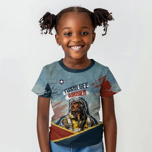 Personalized Tuskegee Airmen Kid T shirt Believe In Yourself Vintage WWII Military Aviation Art