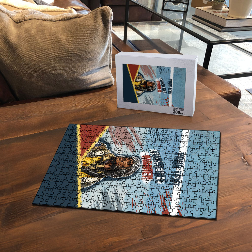 Personalized Tuskegee Airmen Puzzle Believe In Yourself Vintage WWII Military Aviation Art