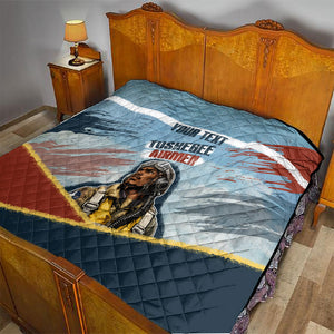 Personalized Tuskegee Airmen Quilt Believe In Yourself Vintage WWII Military Aviation Art