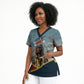 Personalized Tuskegee Airmen Scrub Top Believe In Yourself Vintage WWII Military Aviation Art