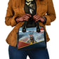 Personalized Tuskegee Airmen Shoulder Handbag Believe In Yourself Vintage WWII Military Aviation Art