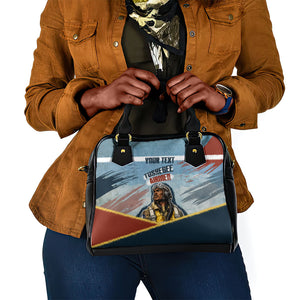 Personalized Tuskegee Airmen Shoulder Handbag Believe In Yourself Vintage WWII Military Aviation Art