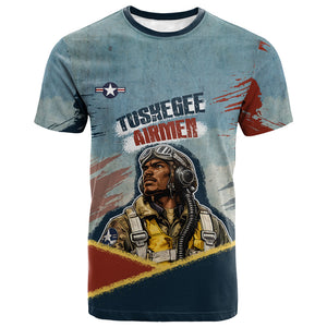 Personalized Tuskegee Airmen T shirt Believe In Yourself Vintage WWII Military Aviation Art