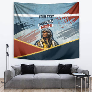 Personalized Tuskegee Airmen Tapestry Believe In Yourself Vintage WWII Military Aviation Art