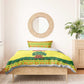 Senegal Christmas Bedding Set Baobab Tree and National Coat of Arms Motif - African Pride