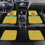 Senegal Christmas Car Mats Baobab Tree and National Coat of Arms Motif - African Pride